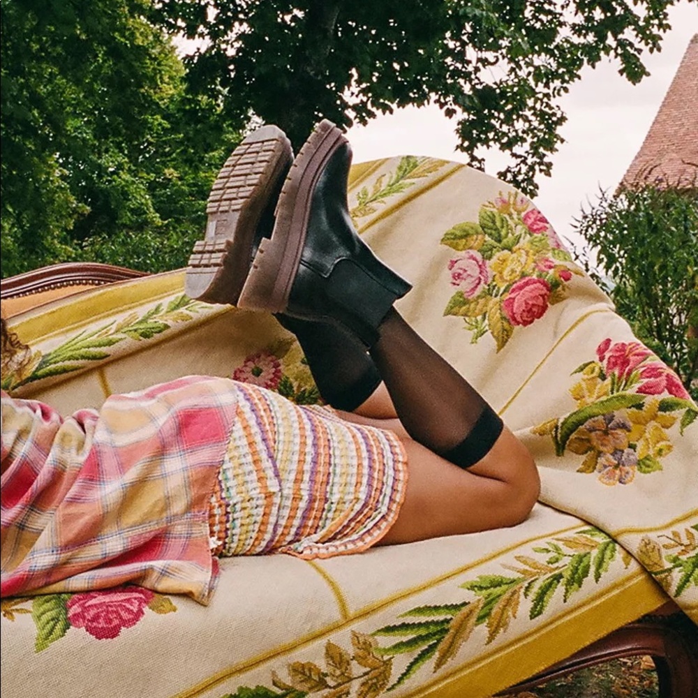 NWT UO Betty Treaded Chelsea Boot